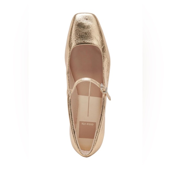 Dolce Vita Metallic Gold Flats - Picture 13 of 15